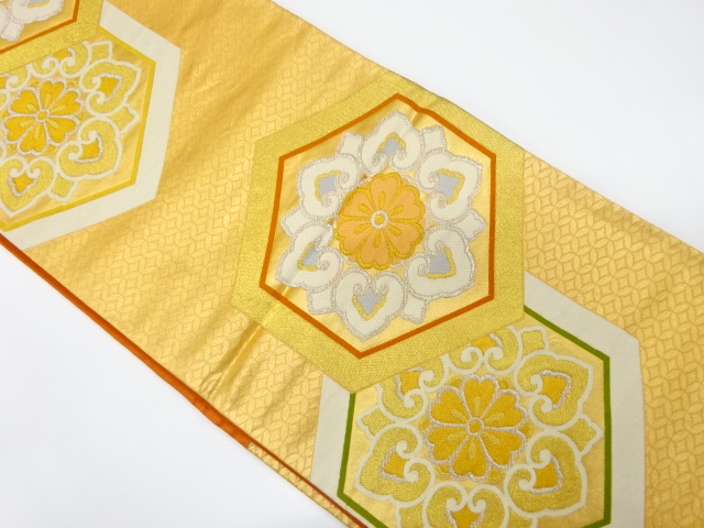 Japanese Kimono / Antique / Fukuro Obi Silk